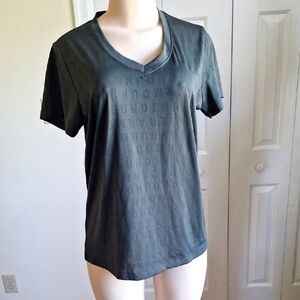 3/$20 Under Armour Army Green T-shirt, Size Large